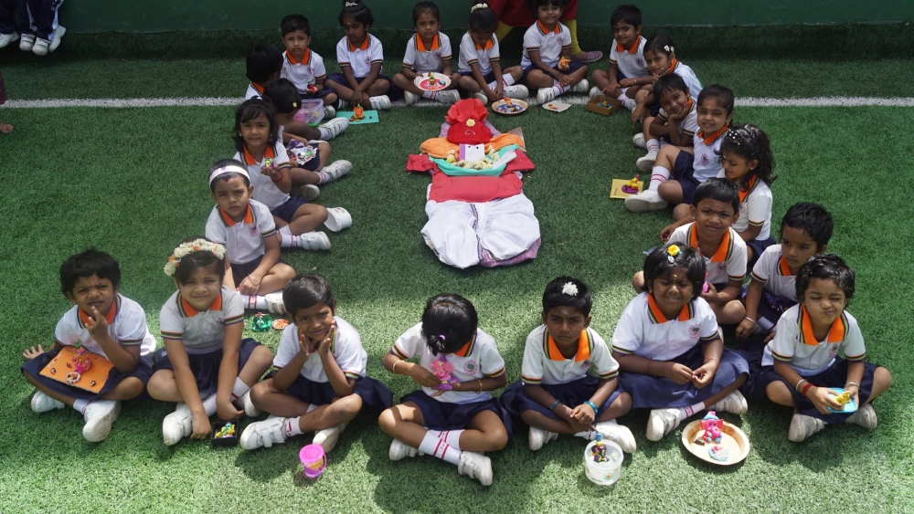 Celebrating Vinayagar Chaturthi Senior KG