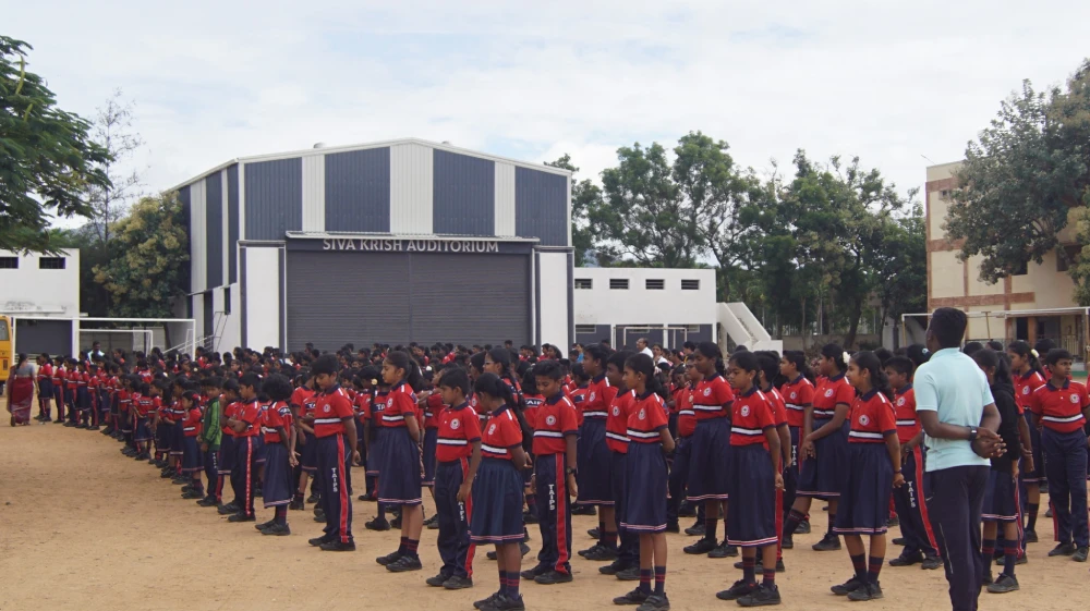 Monday assembly - The Adhyayana International Public School