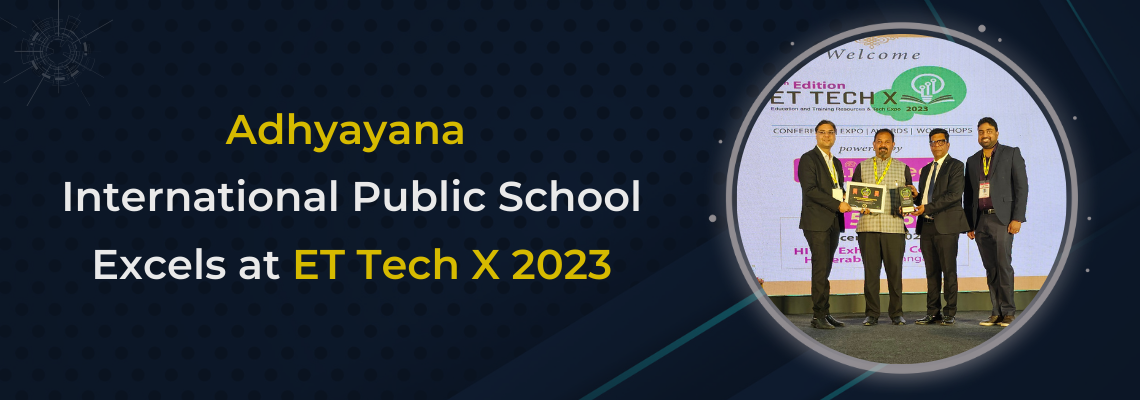 Read more about the article Adhyayana International Public School Excels at ET Tech X 2023