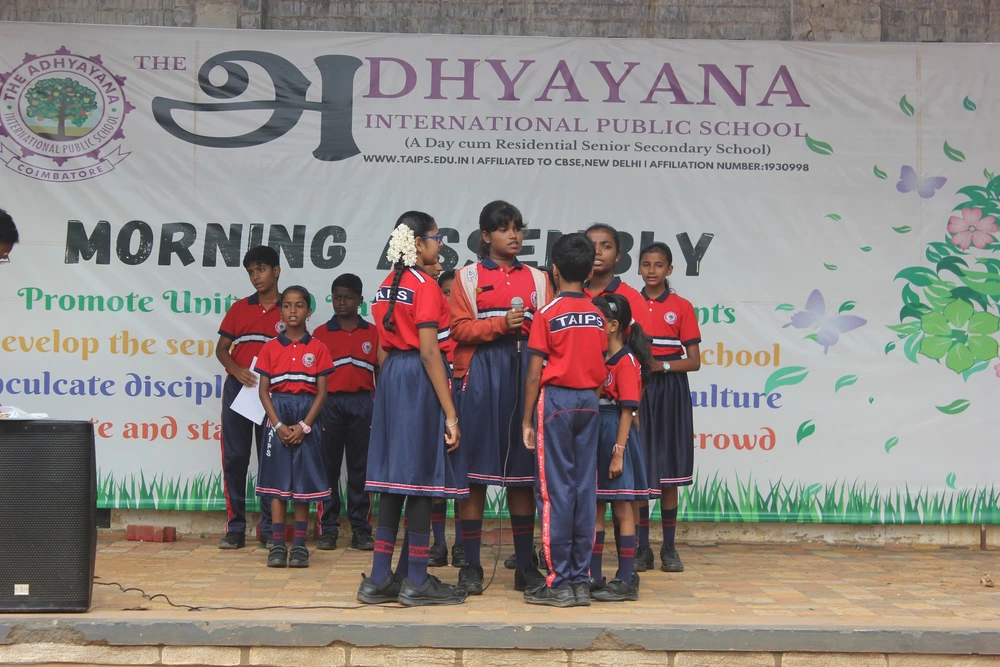Monday Assembly Highlights - The Adhyayana International Public School
